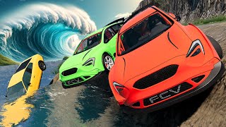 The BIGGEST Flood Escape Weve Ever Done in BeamNG Drive Mods Multiplayer [upl. by Magee]