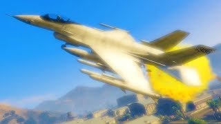 So kann man eine Jet Explosion in GTA Online überleben [upl. by Akenit471]