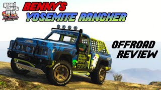 Declasse Yosemite Rancher Bennys Offroad Review and Customization GTA Online [upl. by Ybot]