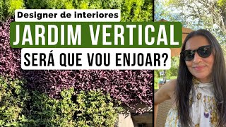 JARDIM VERTICAL AINDA ESTÁ NA MODA   DecoreiTudo [upl. by Lechar]