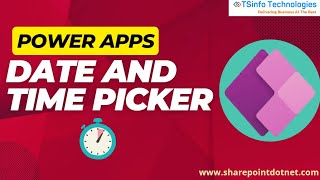 How to Use PowerApps Date and Time Picker  PowerApps Datetime Picker  Datetime Picker in PowerApps [upl. by Eugaet]