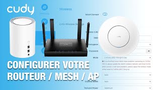 Configurer votre routeur WiFi Cudy et vos systèmes Mesh  By Demes [upl. by Peltier264]