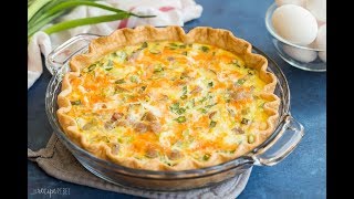 Easy Loaded Baked Potato Quiche recipe [upl. by Lette276]