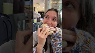 Trying the Viral Chicken Caesar Wrap foodie nyc food [upl. by Drofiar]