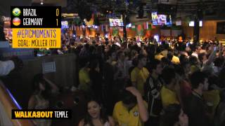 Crowd Reactions from Germany 71 Brazil at Walkabout Temple [upl. by Airotel]