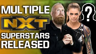 WWE NXT Superstars RELEASED  Alexander Wolfe Jessamyn Duke amp More [upl. by Eyahc]