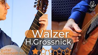 Guitar Tutorial amp Performance Waltz by Horst Großnick  Free Sheet Music [upl. by Aleibarg534]