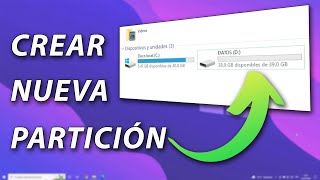 Cómo Crear Particiones en Windows 10 y Windows 11 2024 [upl. by Hiroko]