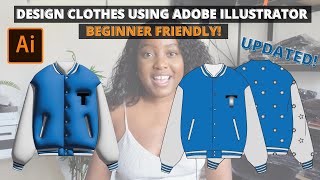 How To Use Adobe Illustrator To Design Clothes  Updated For 2022 [upl. by Sitruc]