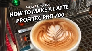 How to Make a Latte on a Profitec Pro 700 Espresso Machine [upl. by Baten511]