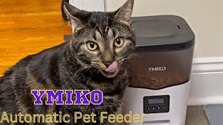 YMIKO Automatic Pet Feeder Review [upl. by Gerlac]