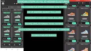 SIFIRDAN STEPN VE FSL ID HESAP AÃ‡MA FSL VE STEPN CÃœZDANLARI NASIL AYNI YAPILIR [upl. by Ariait]