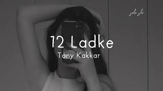 Tony kakkar 12 ladke  slowed and reverb [upl. by Blankenship]