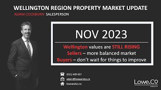 Wellington Market Update  Wellington values are STILL RISING [upl. by Llatsyrk]