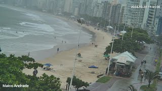 🔵🏖️Guarapari ES Quintafeira 31102024 às 1126 na Praia do Morro Último dia do Mês [upl. by Naples277]