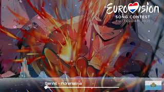 Senhit  Adrenalina nightcore version San Marino 🇸🇲 ESC 2021 [upl. by Matland128]