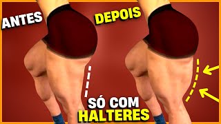 5 EXERCÍCIOS PARA POSTERIOR DE COXA COM HALTER  TREINO DE ISQUIOTIBIAIS [upl. by Gemperle]