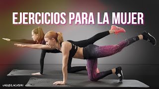 Rutina Mujer Tonificación más Abdominales y Estiramientos Fácil [upl. by Clea562]