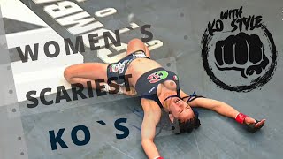 Womens Most Scariest Knockouts in MMA [upl. by Alma]