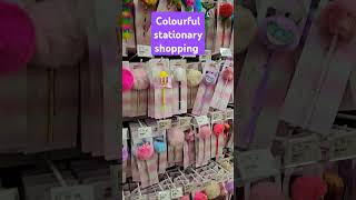 Colourful stationary shopping  stationary  shorts  youtube pencilbox [upl. by Zabrina138]