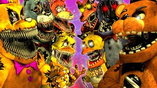 SFM FNaF Demented vs Withered [upl. by Seira719]