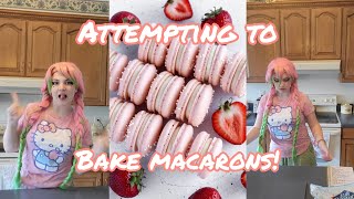 Baking macarons much chaos [upl. by Eveleen776]