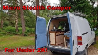 The Ultimate Micro Stealth Camper Van Tour [upl. by Stacia444]