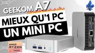 Mini PC Geekom A7  Ryzen 9 SSD 2 To 32Go de RAM Radeon 780 et Plus [upl. by Ielarol]