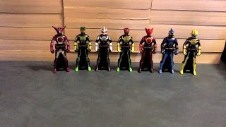 Ranger Key Series Ranger Key Set Kamen Rider OOO Review [upl. by Naryk]