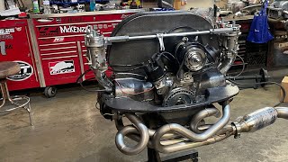 VW 1914 stripstrip 175HP engine first start amp dyno [upl. by Eremihc]