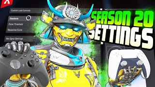 The 1 Sensitivity  Settings Guide by a PRO  Season 20 Apex Legends [upl. by Morril217]