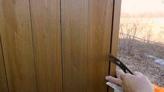 NewTechWood Siding Vertical Installation Guide [upl. by Odetta]