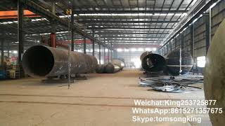 Hydrochloric Acid Storage Tanks Steel tank lined LDPE 130000liters [upl. by Estele]