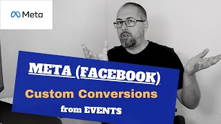 How to configure Custom Conversions on Meta Facebook based on Events amp Parameters [upl. by Aneerak]