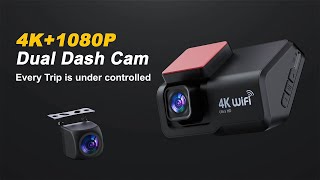 BT52 Dual Dash Cam 4K1080P [upl. by Wolcott]