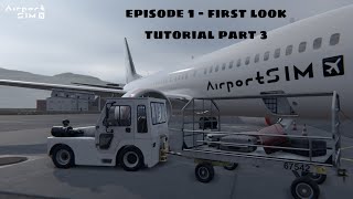 Airport Sim A First Look  Tutorial Part 3  Stairs Catering Bus and Jetway [upl. by Edaw532]