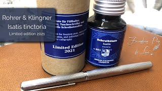 Ink Test Rohrer amp Klingner Isatis Tinctoria Limited Edition 2021 [upl. by Ahsinauj916]