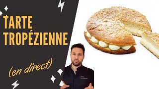 Cours de pâtisserie en direct  La Tropézienne [upl. by Ardeid652]