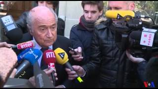 Sepp Blatter auditionné devant le tribunal arbitral du sport vidéo [upl. by Yrrem100]