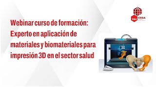 INTEC  Webinar Aplicación de Materiales y Biomateriales en Impresión 3D para el Sector Salud [upl. by Isbella]