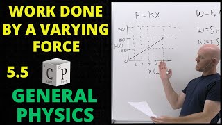 55 Work Done by a Varying Force  General Physics [upl. by Larine452]