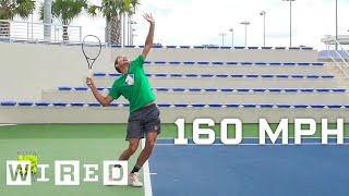 Why Its Almost Impossible to Hit a 160 MPH Tennis Serve  WIRED [upl. by Gerda]