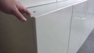 How to adjust soft close hinges amp kav 165 degree cabinet door hinges [upl. by Baptlsta]