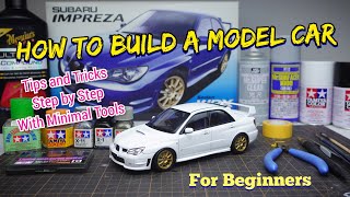 How To Build A Perfect Model Car For Beginners Step by Step Guides 124 Scale Plastic Model Kit [upl. by Jamey]