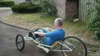 chainless home build recumbent trike part 3 [upl. by Oinotla]