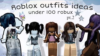 Roblox outfits ideas under 100 robux  TikTok compilations [upl. by Ades]