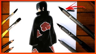 Veja COMO DESENHAR O Uchiha ITACHI da Akatsuki  COMPLETO [upl. by Gut315]