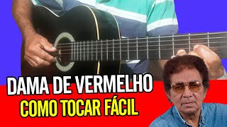 Dama de Vermelho Reginaldo Rossi cover cifra no violão [upl. by Elauqsap83]