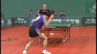 Koji Matsushita vs Timo Boll 2000 [upl. by Aikit]