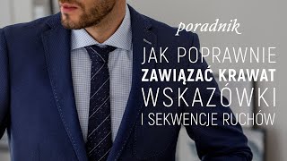 Jak zawiązać krawat  PORADNIK  Węzeł PRATT [upl. by Aiksas194]